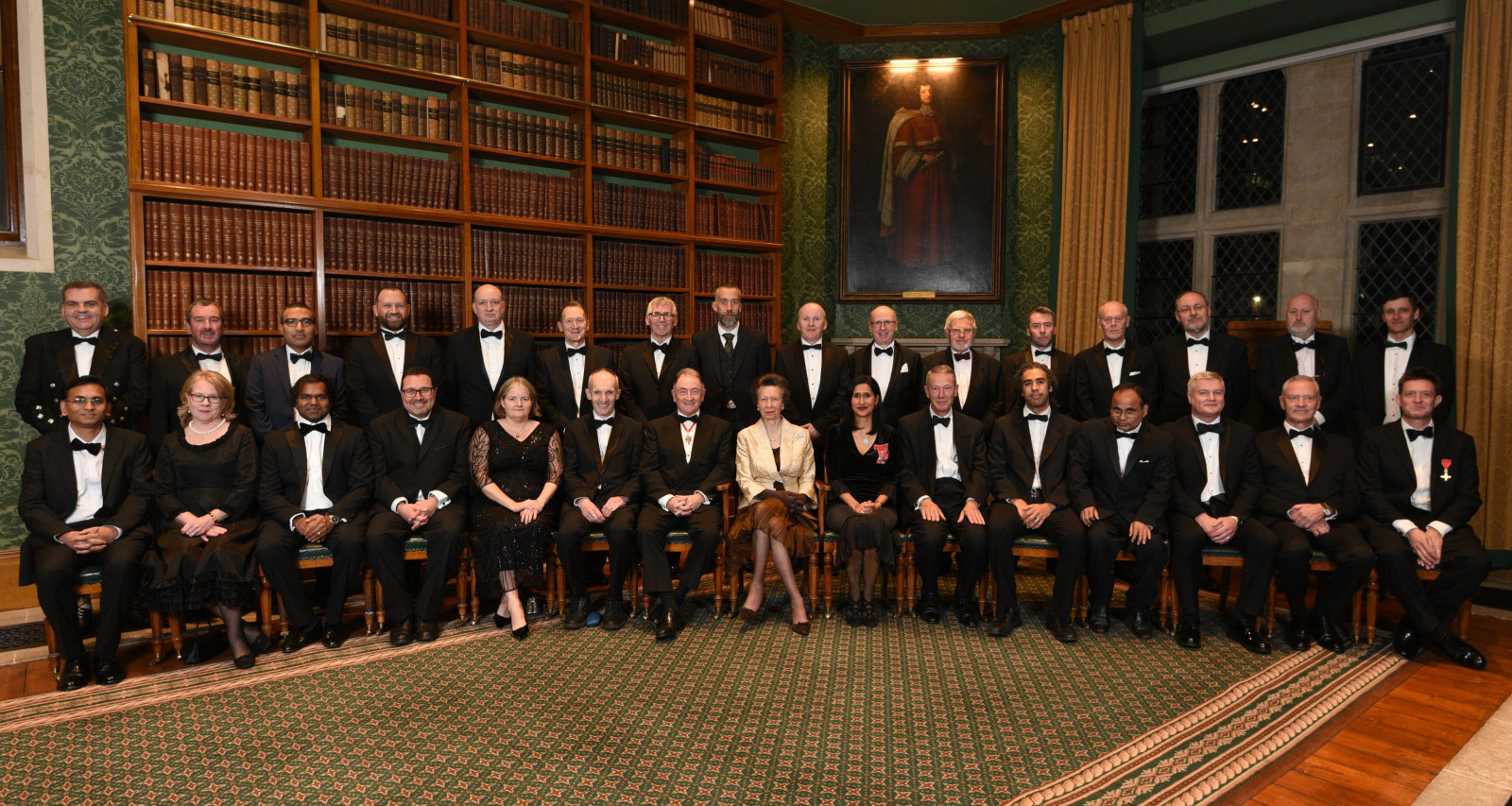 Royal Academy of Engineering 2 - Royal Fellow, HRH The Princess Royal, pictured here with 2023 Fellows including Prof. Keith Worden